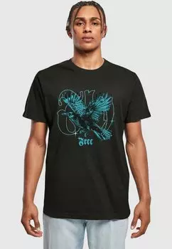 Рубашка с принтом FLYING FREE Mister Tee, черный
