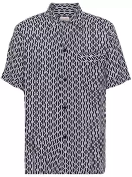 Рубашка с принтом FURSAC, синий