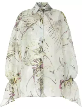 Рубашка с принтом Genny, синий