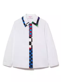 Рубашка с принтом Giardino PUCCI Junior, белый