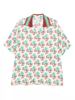 Рубашка с принтом «голова лошади» Drle De Monsieur, нейтральный