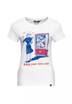 Рубашка с принтом и комиксами в стиле 50-х годов сохранит вашу любовь прохладной Queen Kerosin