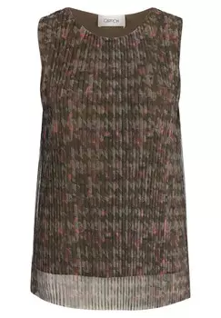 Рубашка с принтом и складками Cartoon, зеленый