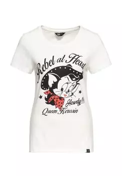 Рубашка с принтом и винтажным принтом спереди Howdy Queen Kerosin