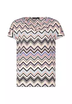 Рубашка с принтом и воротником-хомутом BETTY BARCLAY, синий