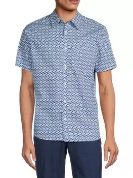 Рубашка с принтом «Калейдоскоп» Ben Sherman, цвет Light Blue