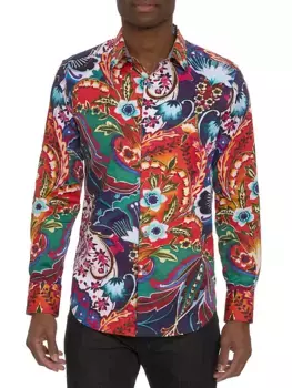 Рубашка с принтом Kenzi Robert Graham, мультиколор