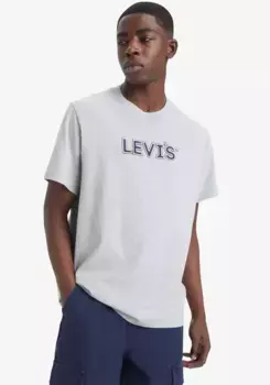 Рубашка с принтом Levi's "ФУТБОЛКА RELAXED FIT" с надписью Levi's, цвет Padded