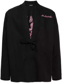 Рубашка с принтом Maharishi, черный