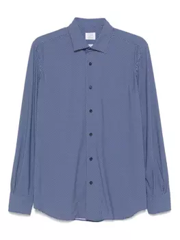 Рубашка с принтом Mazzarelli, синий