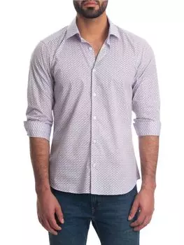 Рубашка с принтом Micro Ditsy Jared Lang, цвет White Print