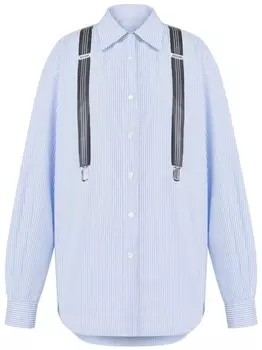 Рубашка с принтом Moschino, синий