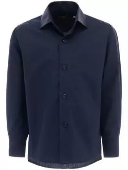 Рубашка с принтом Moustache, синий