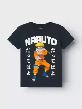 Рубашка с принтом Name It "NKMMACAR NARUTO SS TOP NOOS SKY", цвет Dark Sapphir