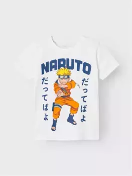 Рубашка с принтом Name It "NKMMACAR NARUTO SS TOP NOOS SKY", белый