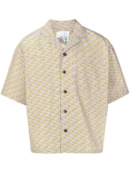 Рубашка с принтом Natasha Zinko, фиолетовый