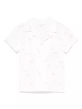 Рубашка с принтом Patachou, белый