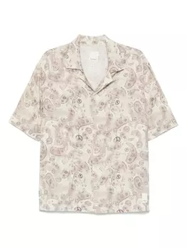 Рубашка с принтом пейсли Emporio Armani, нейтральный
