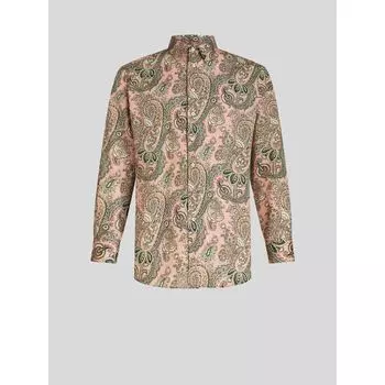 РУБАШКА С ПРИНТОМ ПЕЙСЛИ ETRO, розовый
