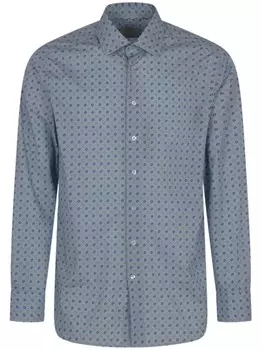 Рубашка с принтом пейсли ETRO, синий