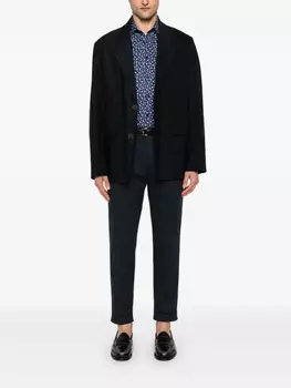 Рубашка с принтом пейсли ETRO, синий