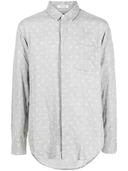 Рубашка с принтом пейсли от Engineered Garments, серый