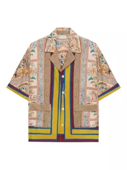 Рубашка с принтом пейсли Pierre-Louis Mascia, нейтральный