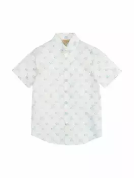 Рубашка с принтом Peter Rabbit Gucci, мультиколор