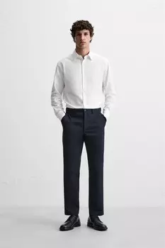 Рубашка с принтом, простая в уходе ZARA, напечатано