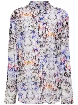 Рубашка с принтом PS Paul Smith, белый