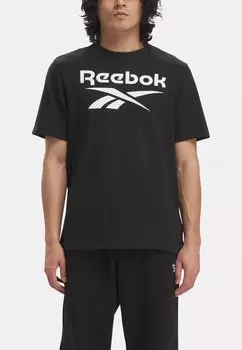 Рубашка с принтом Reebok SHORT SLEEVE, цвет Black