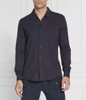 Рубашка с принтом Regular fit Hugo, синий