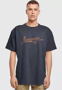 Рубашка с принтом Rocawear, синий