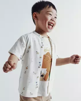 Рубашка с принтом Sfera, цвет Crudo