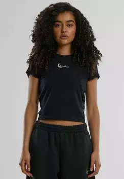 Рубашка с принтом SIGNATURE BACK SHORT Karl Kani, черный