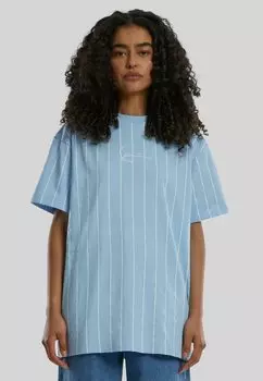 Рубашка с принтом SMALL SIGNATURE ESSENTIAL TEE Karl Kani, светло-голубой