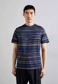 Рубашка с принтом STRIPE Paul Smith, темно-синий