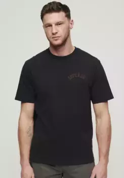 Рубашка с принтом Superdry "SD-TATTOO GRAPHIC LOOSE T SHIRT", черный