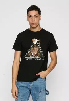 Рубашка с принтом SURRENDER TO GRAVITY Merchcode, черный