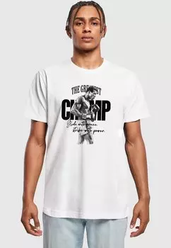 Рубашка с принтом THE GREATEST Mister Tee, белый