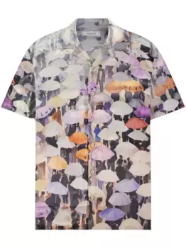 Рубашка с принтом Umbrella FLNEUR, розовый