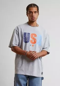 Рубашка с принтом USA Starter, серый