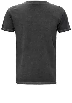 Рубашка с принтом в подержанном стиле El Bastardo KING KEROSIN, серый