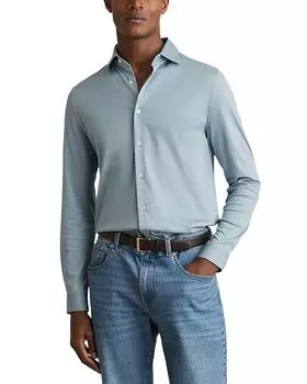 Рубашка с пуговицами Airwater Finish REISS, синий