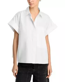 Рубашка с пуговицами спереди CO, белый