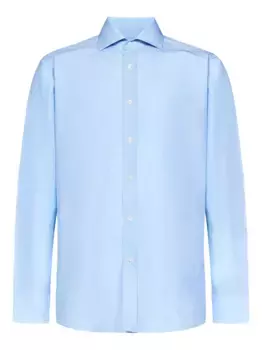 Рубашка с расклешенным воротником и длинными рукавами FRANZESE COLLECTION, синий