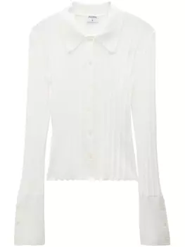 Рубашка с расклешенными манжетами Filippa K, бежевый