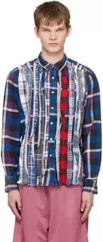 Рубашка с разноцветной лентой NEEDLES