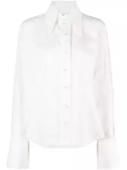 Рубашка с разрезами на манжетах Ioana Ciolacu, белый