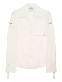 Рубашка с ремешками Courrges, белый